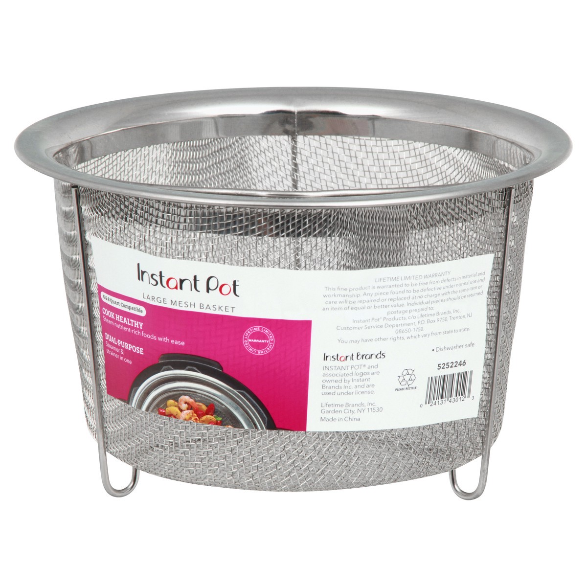 slide 1 of 9, Instant Pot Large Mesh Basket 1 ea, 1 ct