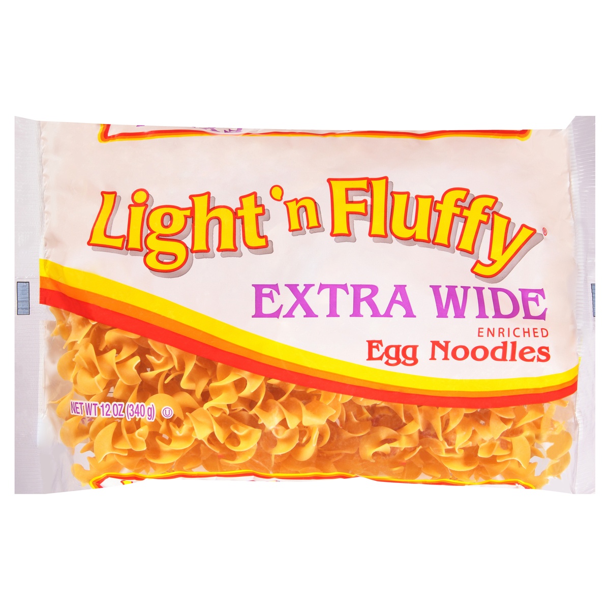 slide 1 of 6, Light 'n Fluffy Extra Wide Egg Noodles, 12 oz