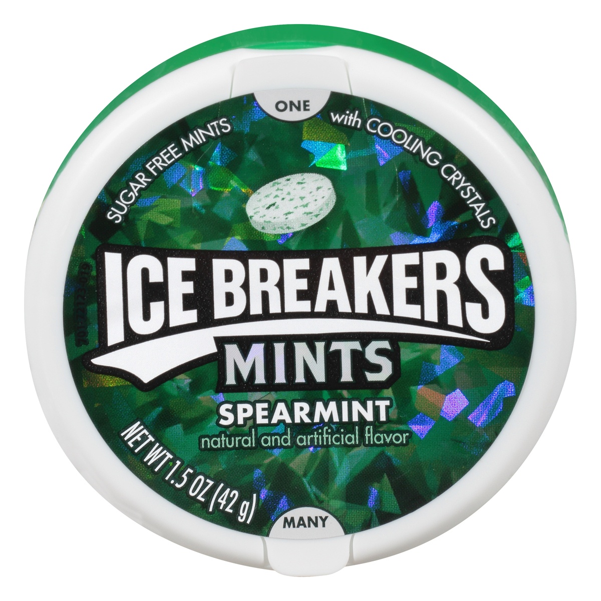 slide 1 of 2, Ice Breakers Spearmint Sugar Free Mints, 1.5 oz