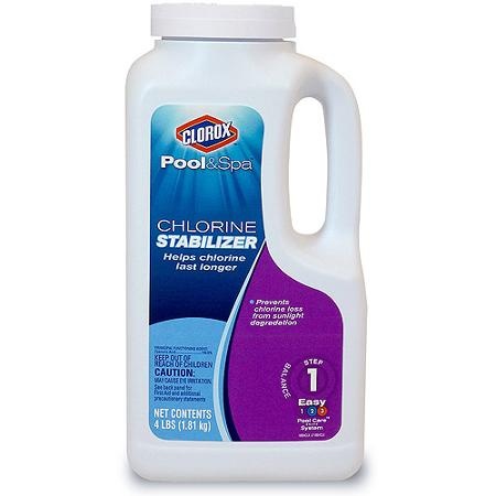 slide 1 of 1, Clorox Pool Spa Balance Chlorine Stablizer, 4 lb