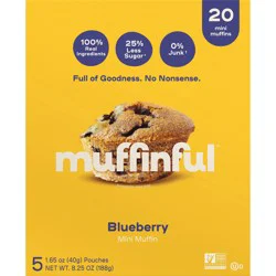 Muffinful Mini Blueberry Muffins Pouches