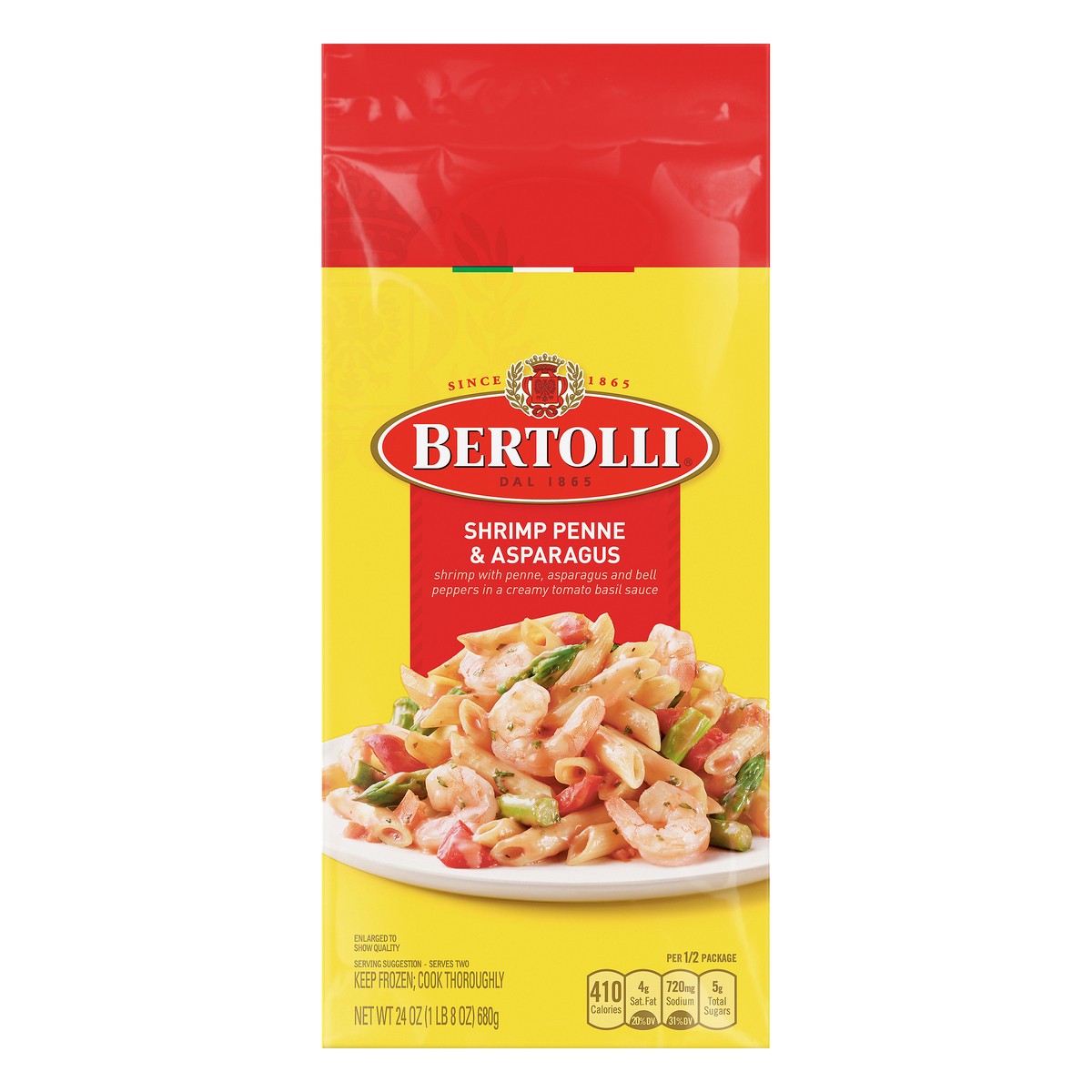 slide 1 of 2, Bertolli Shrimp Penne & Asparagus 24 oz, 24 oz