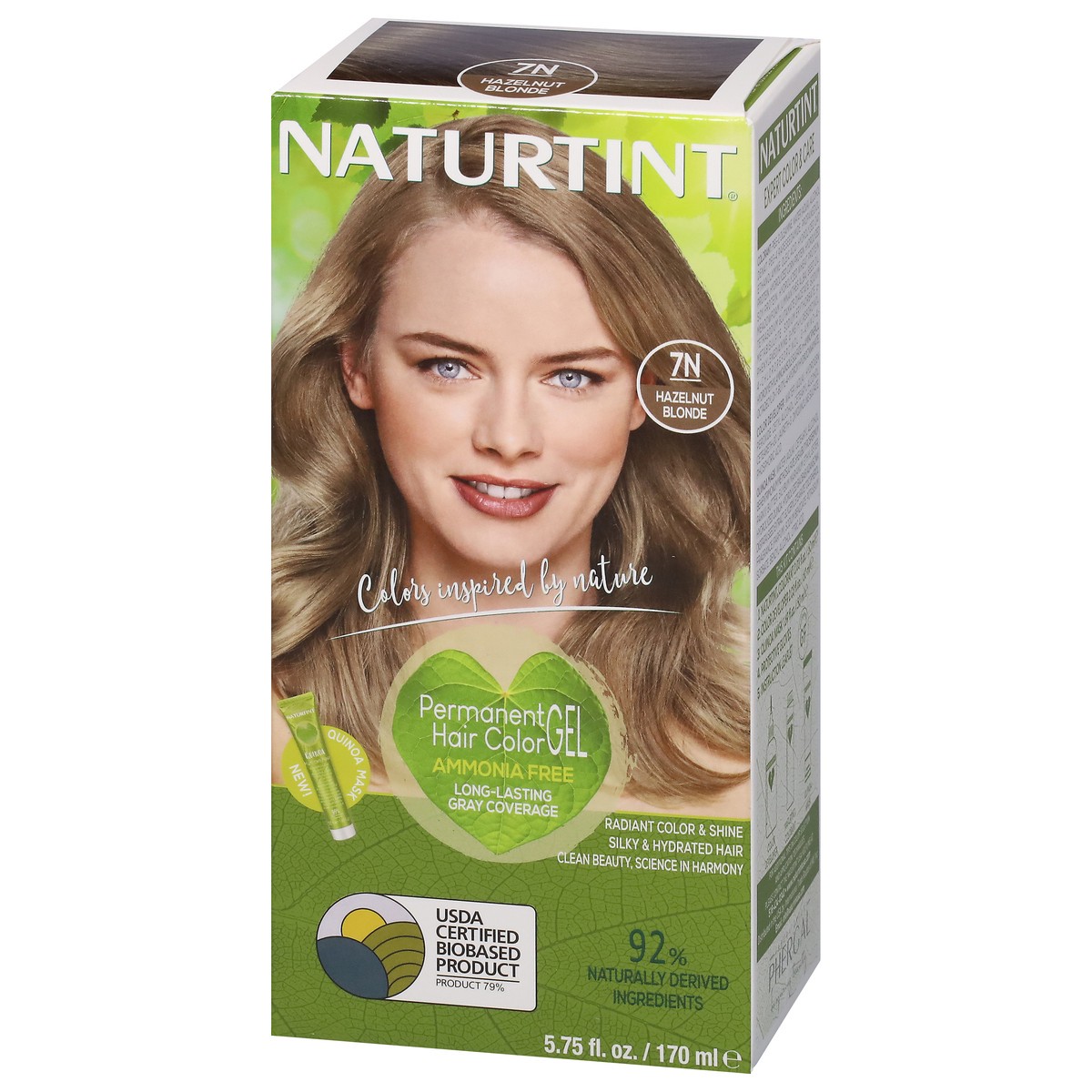 slide 2 of 9, Naturtint Hazelnut Blonde 7N Permanent Hair Color Gel 5.75 fl oz, 5.75 fl oz