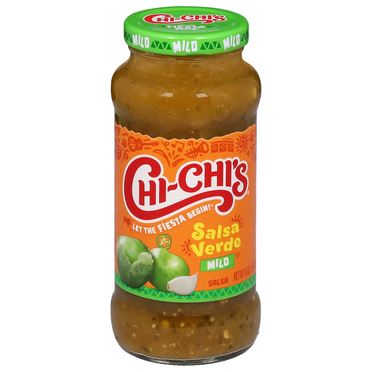 slide 1 of 6, Chi-Chi's Mild Verde Salsa 16 oz, 16 oz