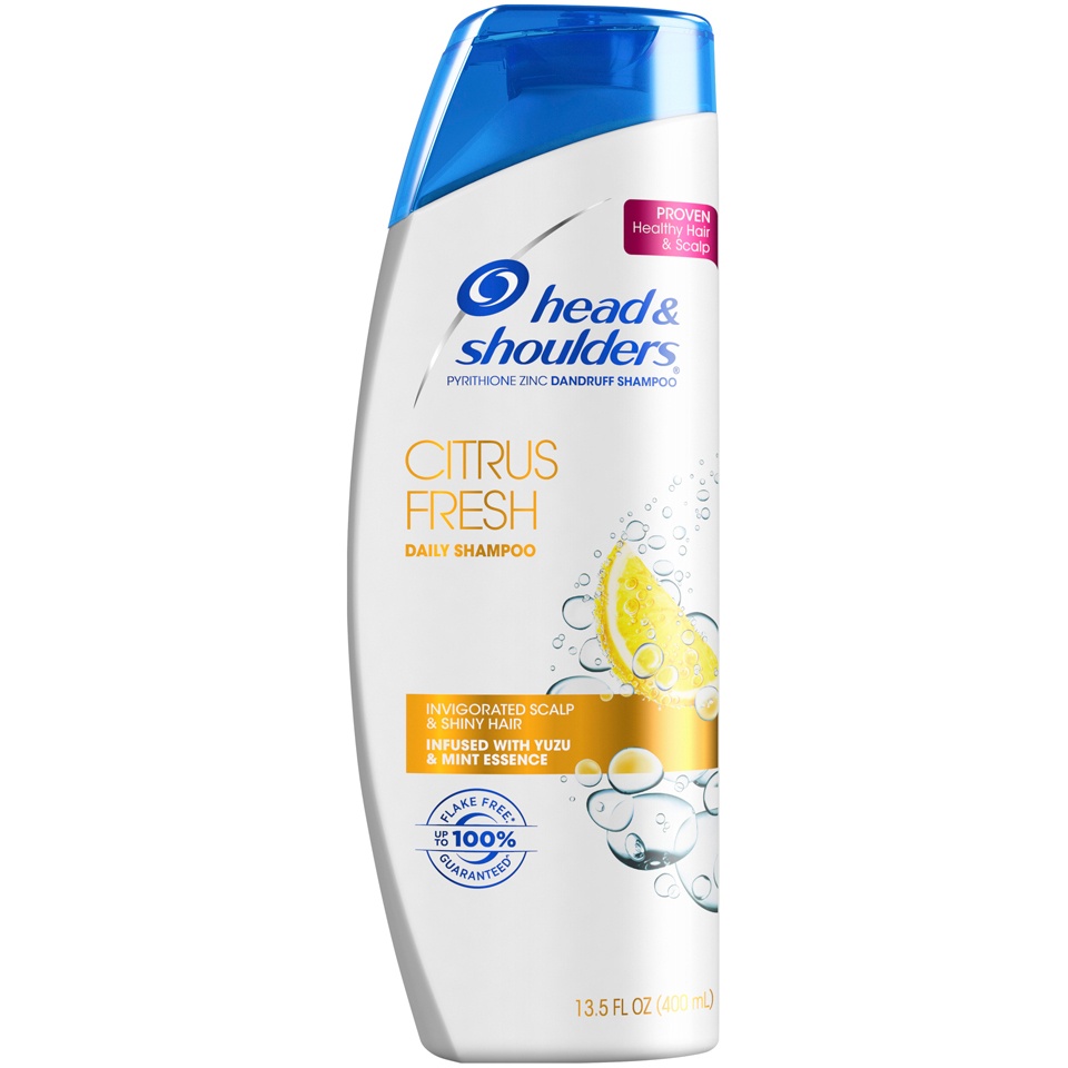 slide 1 of 1, Head & Shoulders Citrus Fresh Daily-Use Anti-Dandruff Shampoo, 13.5 fl oz