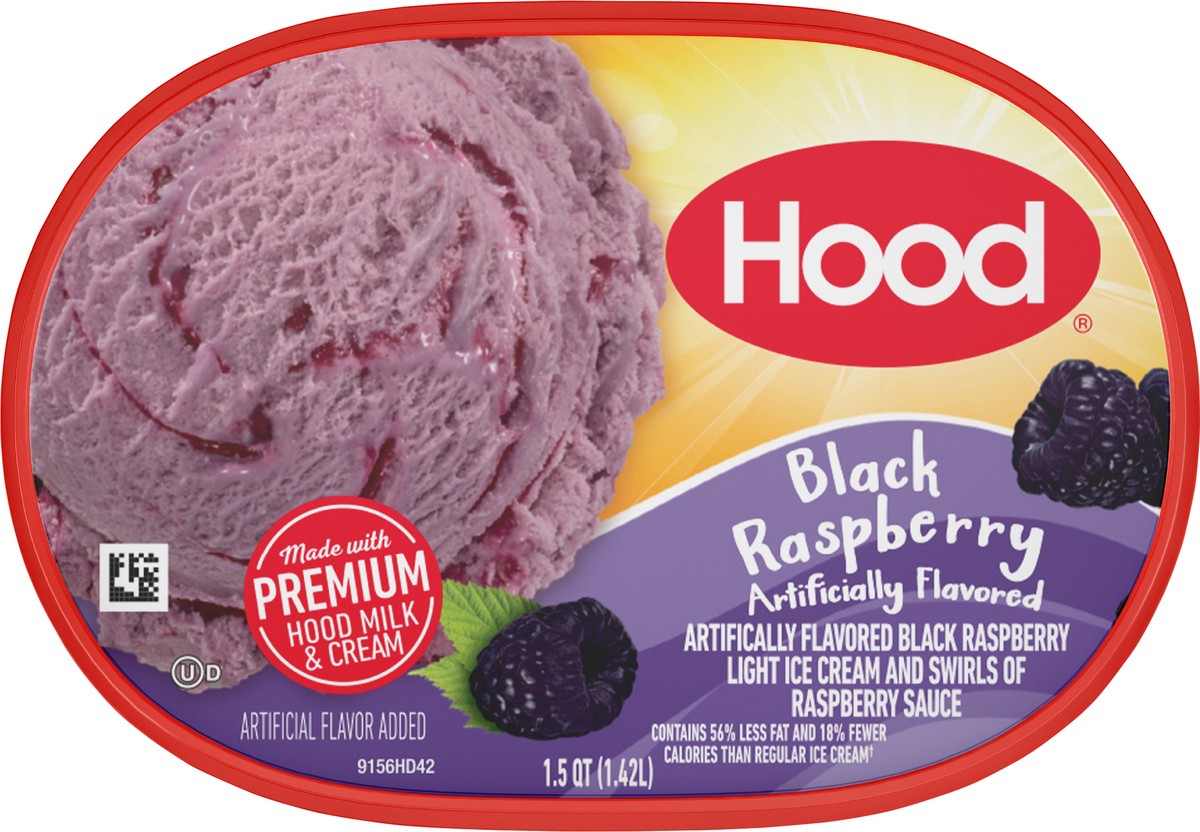 slide 13 of 14, Hood Black Raspberry Ice Cream, 1.5 Quarts, 1.5 qt