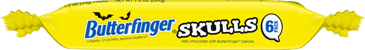 slide 5 of 13, Butterfinger Skulls Milk Chocolate 6 - 1.2 oz Packs, 6 ct