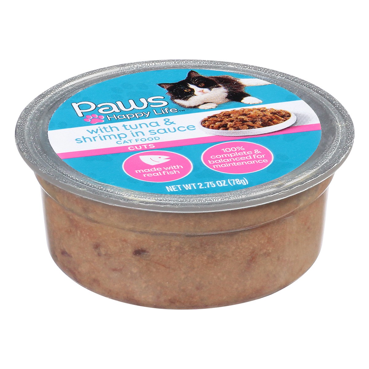 slide 4 of 9, Pure Harmony Dog Food Tuna & Shrimp Cuts In Sauce Cat Food Cup, 2.75 oz