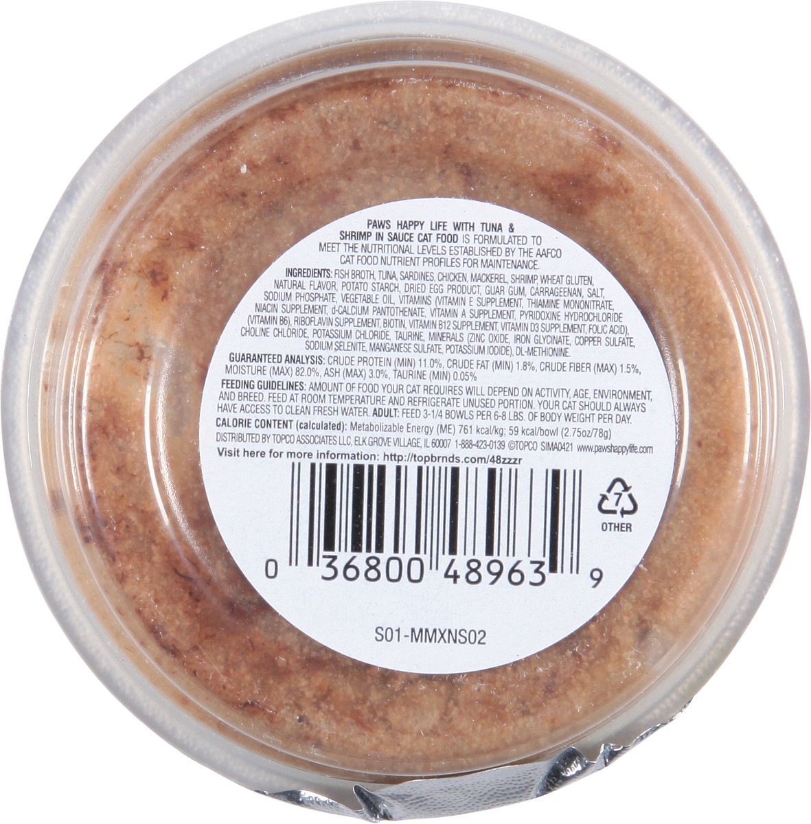 slide 7 of 9, Pure Harmony Dog Food Tuna & Shrimp Cuts In Sauce Cat Food Cup, 2.75 oz