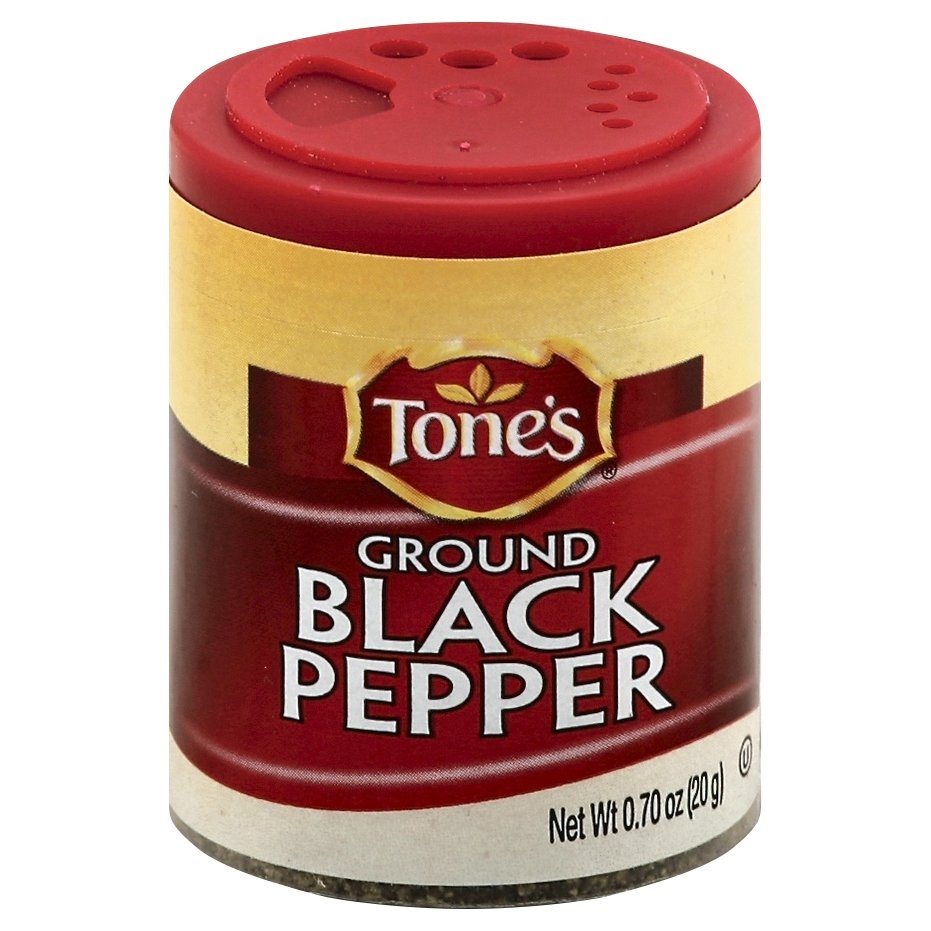 slide 1 of 2, Tone's Black Pepper 0.7 oz, 0.7 oz