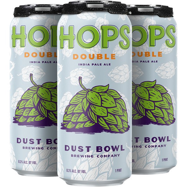 slide 1 of 1, Dust Bowl Brewing Co. Dust Bowl, Double Ipa, 4 16oz Cans, 4 ct; 16 fl oz