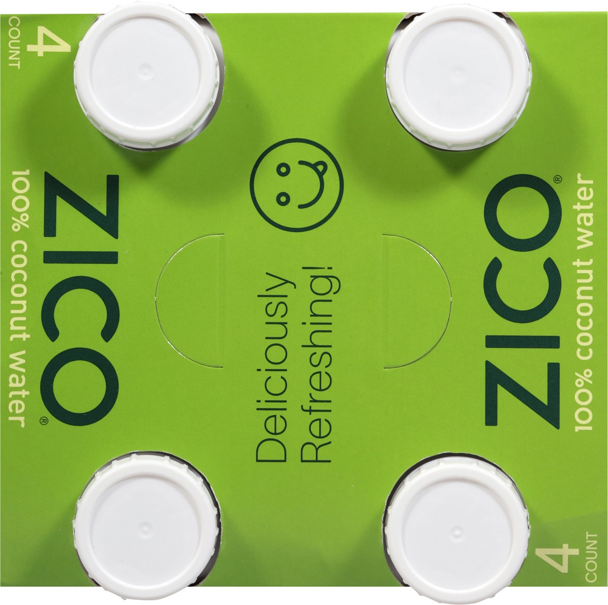 slide 5 of 13, Zico No Added Sugar Premium 100% Coconut Water 4 - 11.2 fl oz Packs, 4 ct