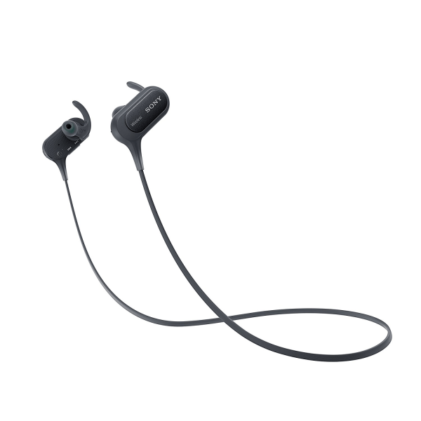 slide 1 of 2, Sony Wireless In-Ear Headphone - Black, 1 ct