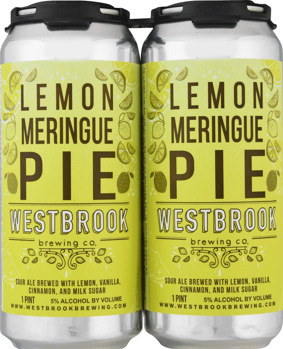 slide 8 of 10, Westbrook Brewing Lemon Meringue Pie Beer 4 ea, 16 oz