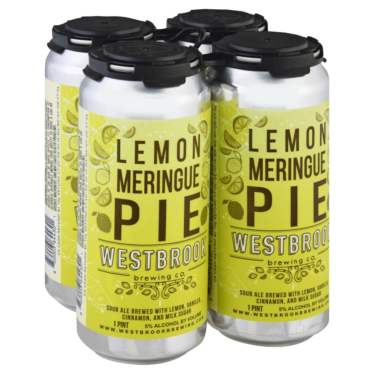 slide 4 of 10, Westbrook Brewing Lemon Meringue Pie Beer 4 ea, 16 oz