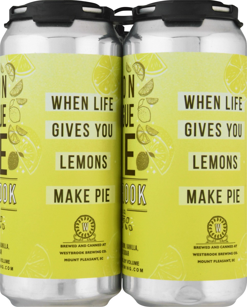 slide 2 of 10, Westbrook Brewing Lemon Meringue Pie Beer 4 ea, 16 oz