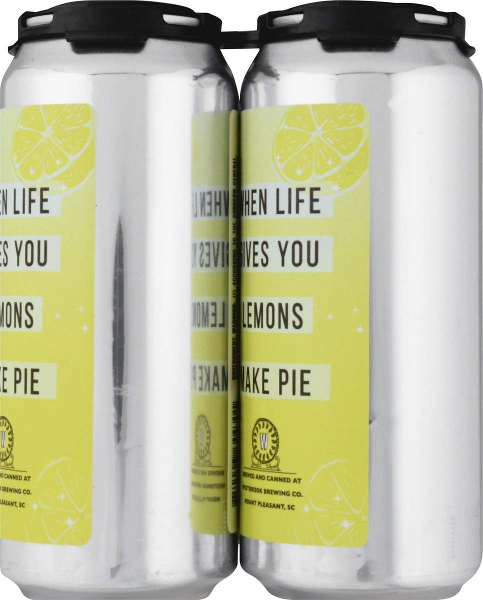 slide 10 of 10, Westbrook Brewing Lemon Meringue Pie Beer 4 ea, 16 oz