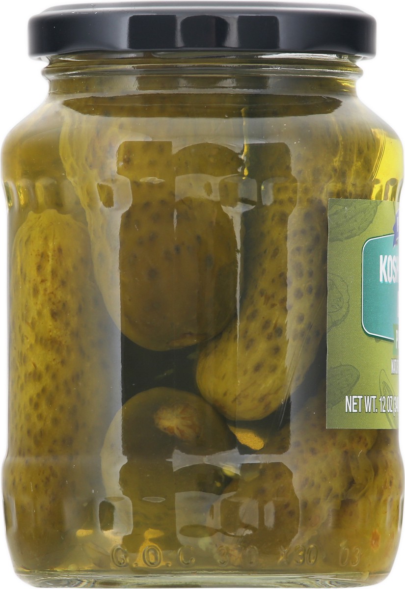 slide 5 of 9, Pampa Baby Dill Kosher Pickle, 12 fl oz