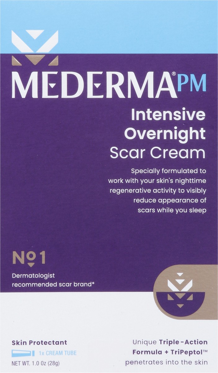 slide 9 of 9, Mederma PM Intensive Overnight Scar Cream 1.0 oz, 1 oz