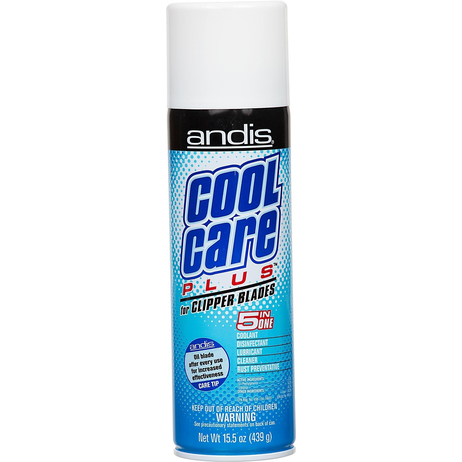 slide 1 of 1, Andis Cool Care Disinfect Spray, 15.5 fl oz