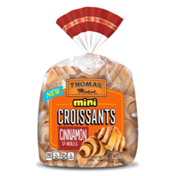 slide 1 of 1, Thomas’ Cinnamon Mini Croissants, 9 oz