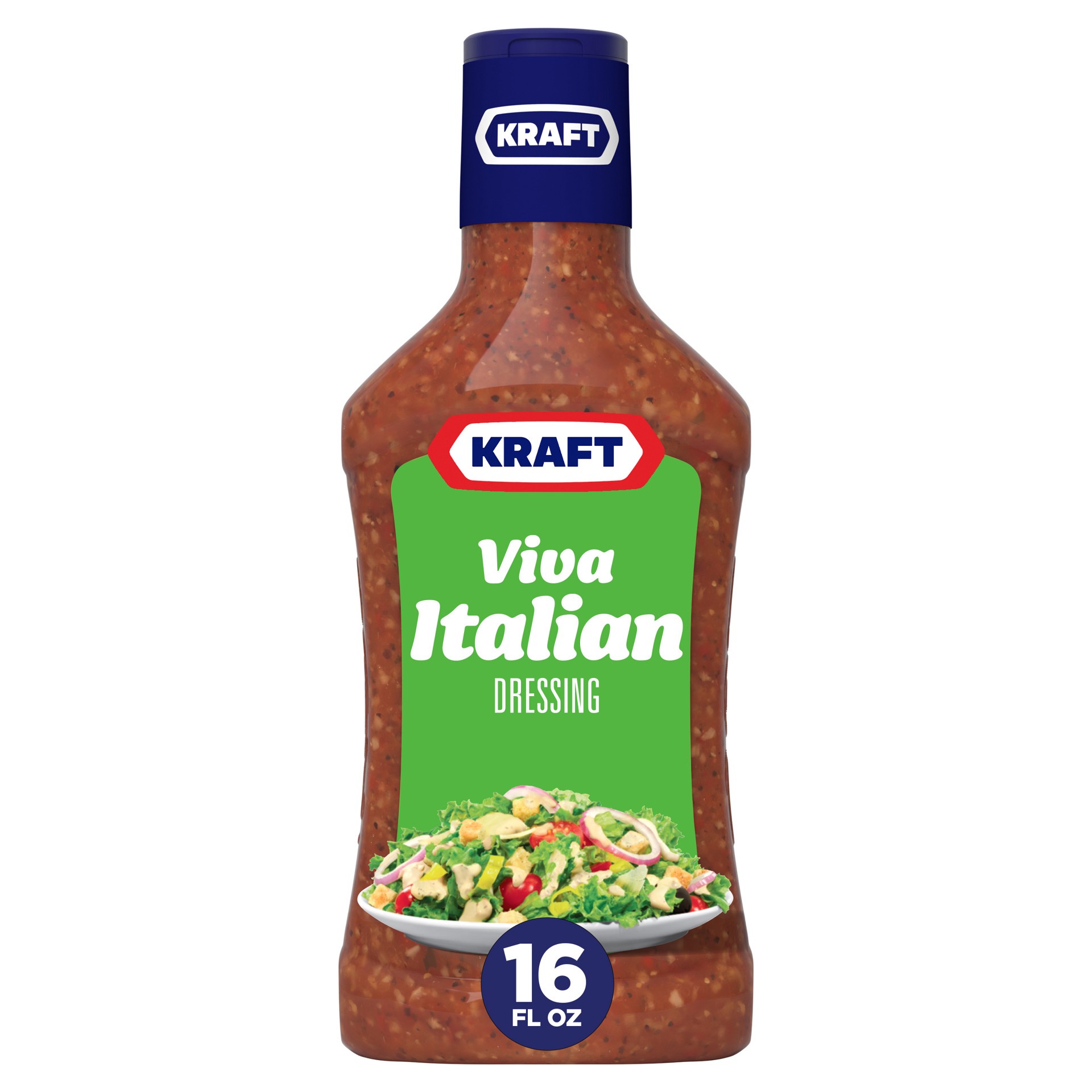 slide 1 of 9, Kraft Viva Italian Salad Dressing, 16 fl oz Bottle, 16 fl oz