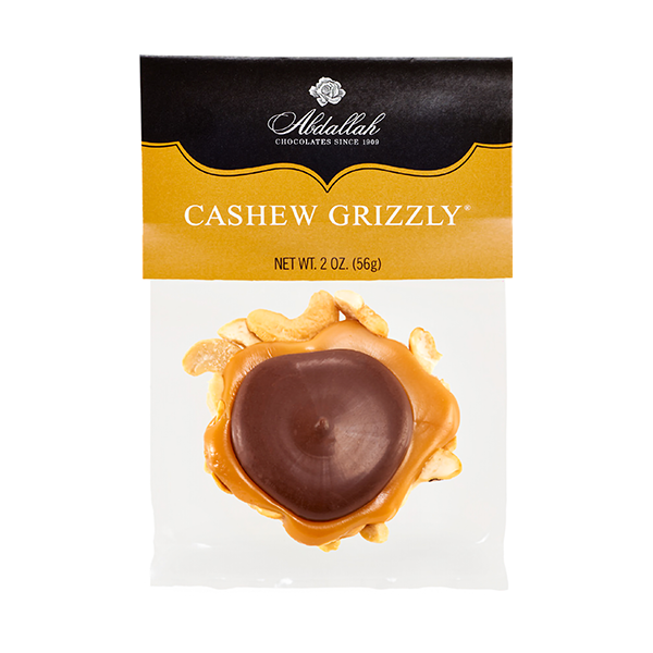 slide 1 of 1, Abdallah Candies Cashew Grizzly, 2 oz