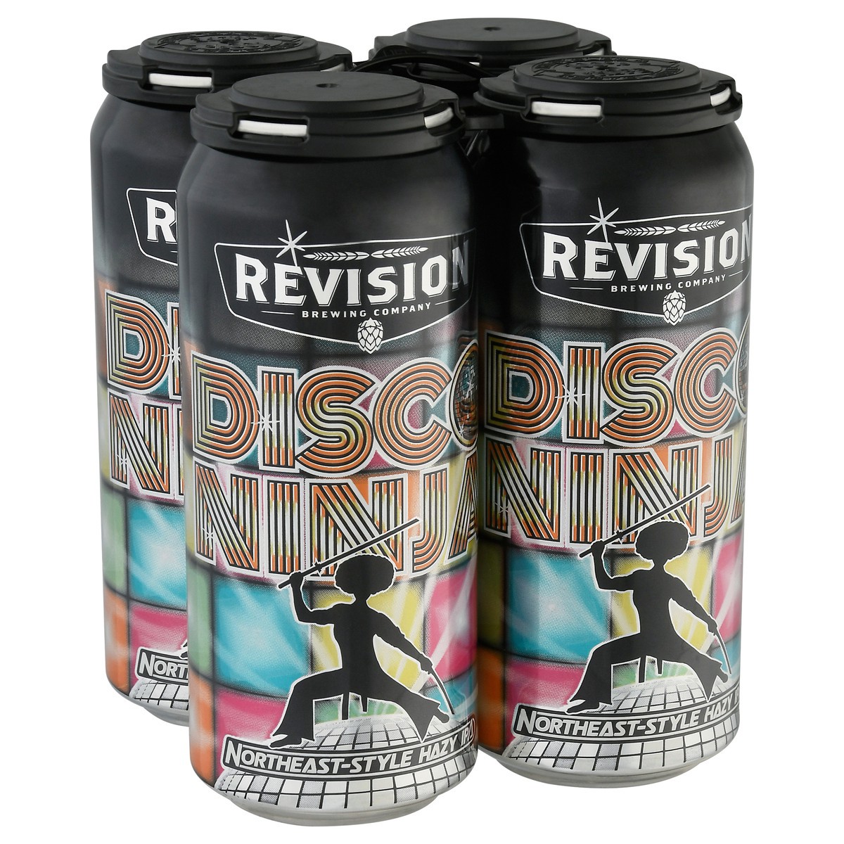 slide 2 of 9, Revision Disco Ninja Northeast-Style Hazy IPA 4-1 pt Cans, 4 ct