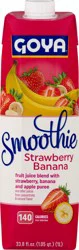 Goya Strawberry Banana Smoothie- 33.8 oz