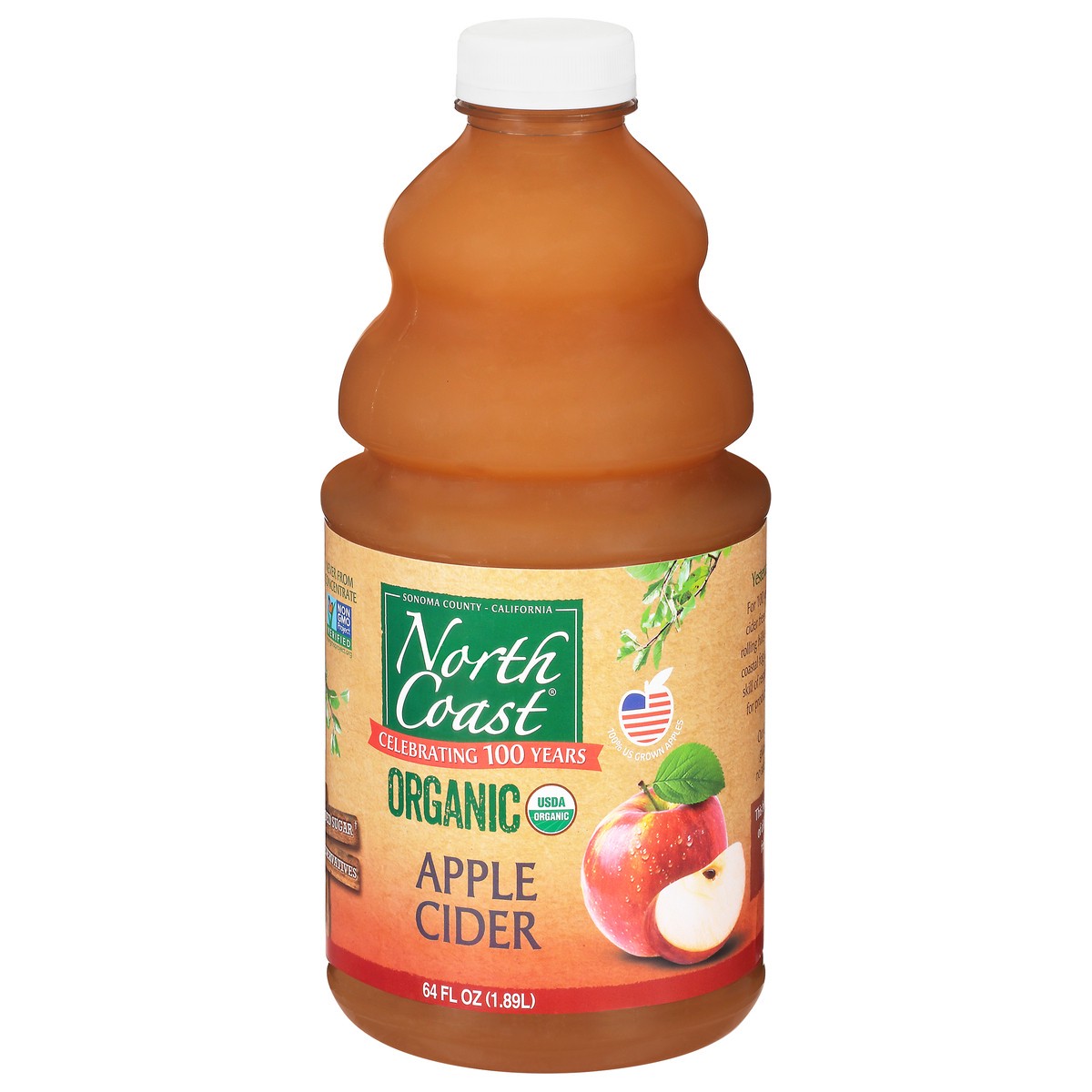 slide 14 of 14, North Coast Organic Apple Cider - 64 fl oz, 64 fl oz