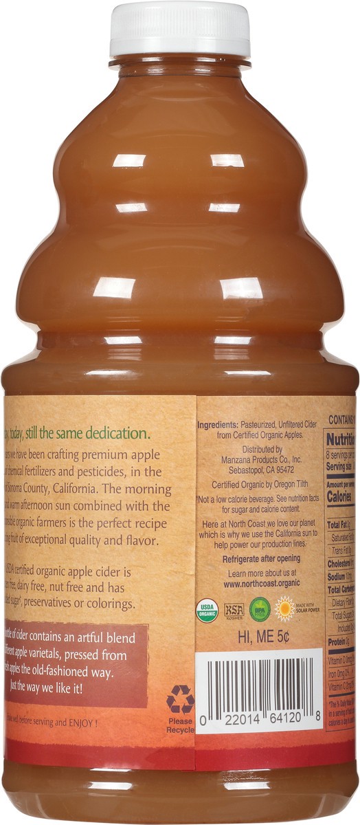 slide 5 of 14, North Coast Organic Apple Cider - 64 fl oz, 64 fl oz