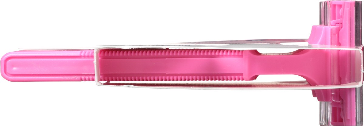 slide 4 of 9, TopCare Razors, Disposable, Twin Blade, Women's, 5 ct