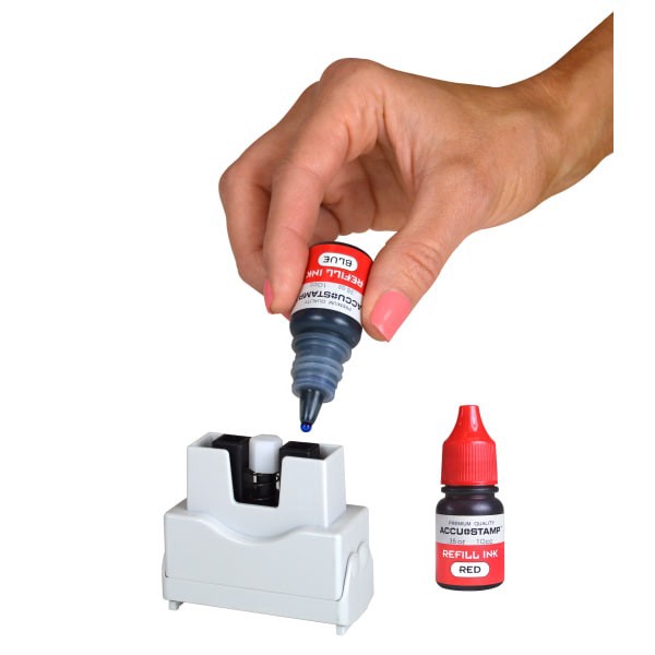 slide 6 of 7, ACCU-STAMP2 File Copy Stamp, Red, 1 ct