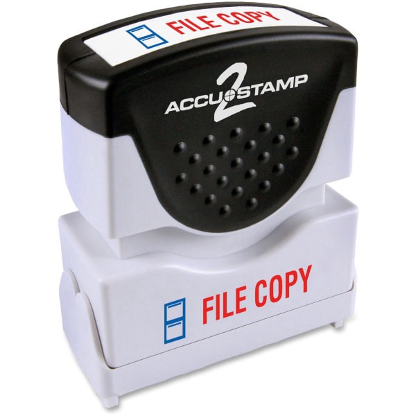 slide 3 of 7, ACCU-STAMP2 File Copy Stamp, Red, 1 ct