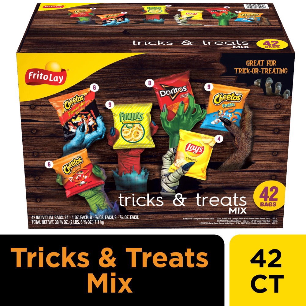 slide 2 of 5, Frito Lay Tricks & Treats Mix, 38.75 oz