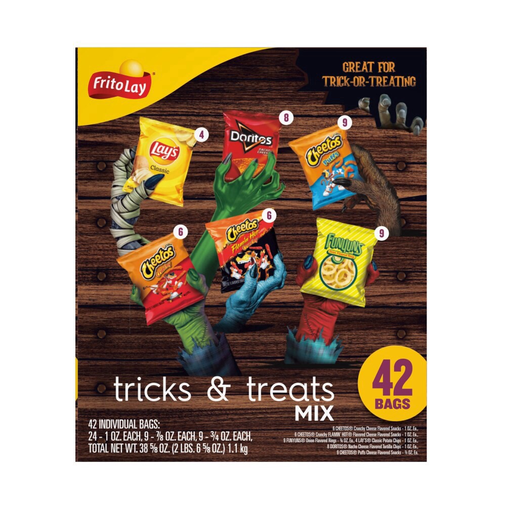slide 5 of 5, Frito Lay Tricks & Treats Mix, 38.75 oz