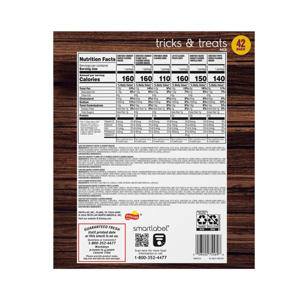 slide 3 of 5, Frito Lay Tricks & Treats Mix, 38.75 oz