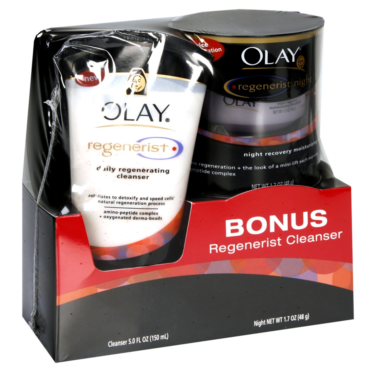 slide 1 of 1, Olay Regenerist Night Night Recovery Moisturizing Treatment 1.7 oz, 1.7 oz