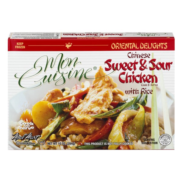 slide 1 of 1, Mon Cuisine Sweet & Sour Chicken With Rice, 10 oz