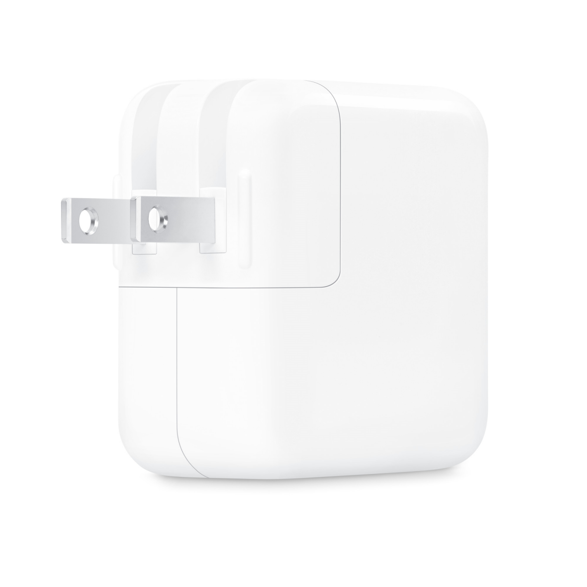 slide 1 of 3, Apple 35W Dual USB-C Port Power Adapter - White, 1 ct