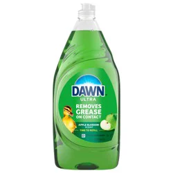 Dawn Ultra Dishwashing Liquid, Antibacterial Hand Soap, Apple Blossom Scent - 38 oz
