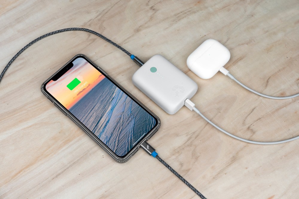 slide 2 of 3, Nimble Champ mAh Portable Battery With USB-C and USB-A Ports, 1 ct