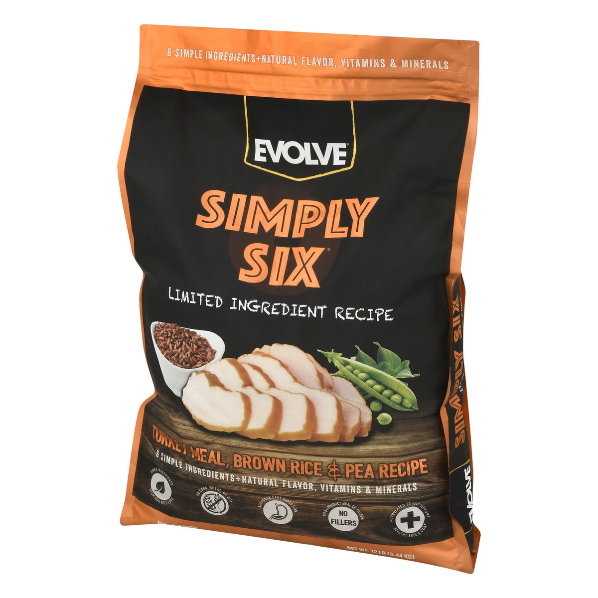 slide 5 of 11, Evolve Simplysix Turkey, 12 lb