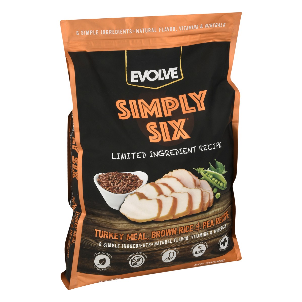 slide 7 of 11, Evolve Simplysix Turkey, 12 lb