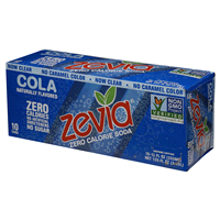 slide 2 of 17, Zevia Zero Calorie Cola Soda - 10 ct; 12 fl oz, 10 ct; 12 fl oz