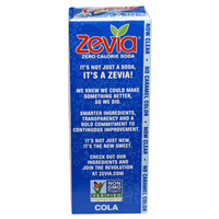 slide 4 of 17, Zevia Zero Calorie Cola Soda, 10 ct; 12 fl oz