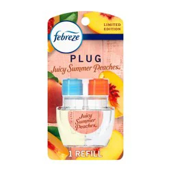 Febreze Plug Scented Oil Refill - Limited Edition Juicy Summer Peaches