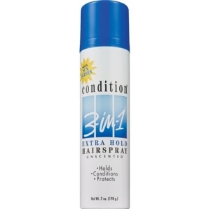 slide 1 of 1, IDELLE BRANDS Conditioner Unscented Extra Hold Hair Spray, 7 oz; 198 gram