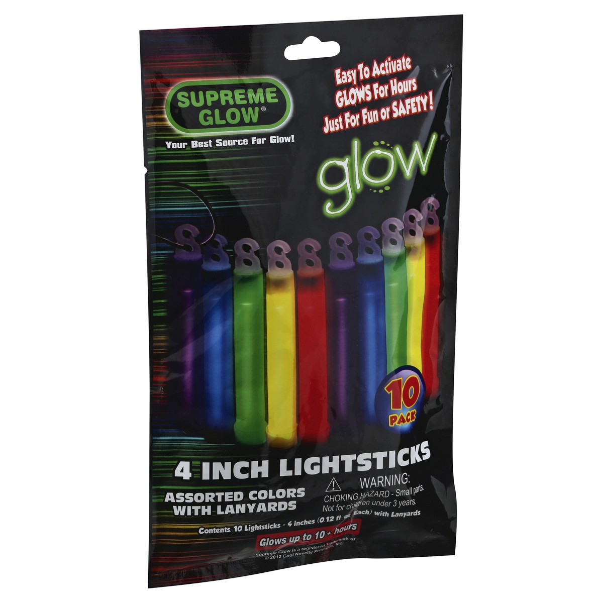 slide 8 of 8, Supreme Assorted Glow Sticks, 24 ct