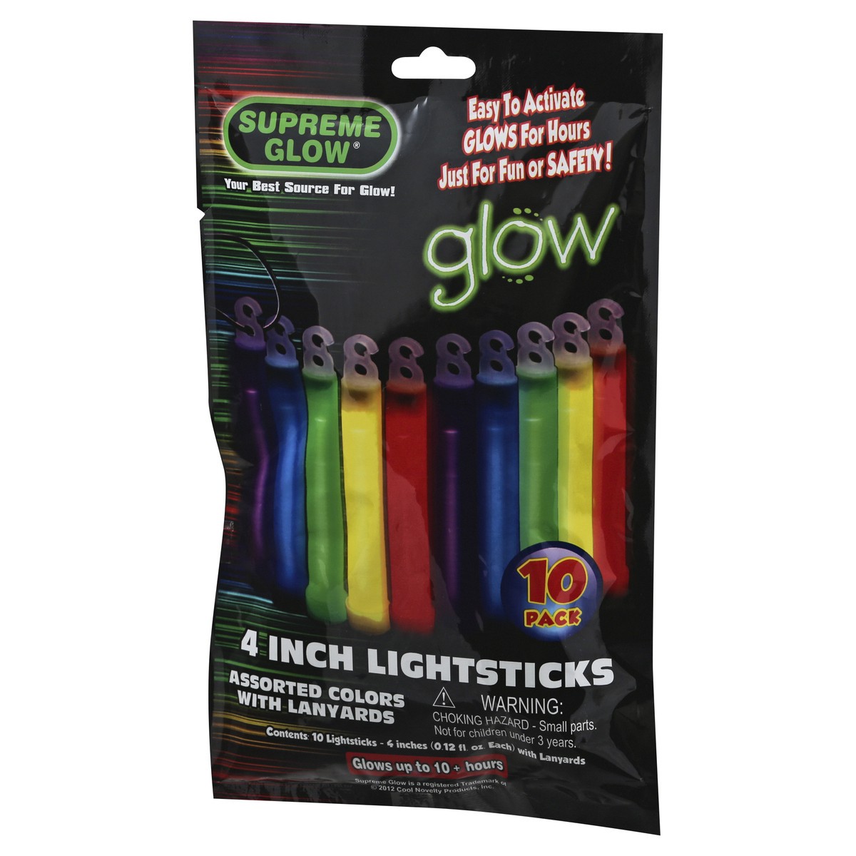 slide 5 of 8, Supreme Assorted Glow Sticks, 24 ct
